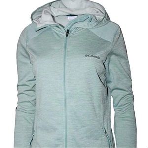 columbia rosemont station hooded full zip fleece